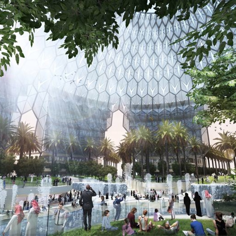 ساحة وصل .. المركز الرئيس لموقع إكسبو 2020