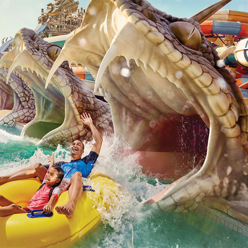 "ياس ووتروورلد" في أبوظبي .. أفضل مدينة ألعاب مائية في العالم