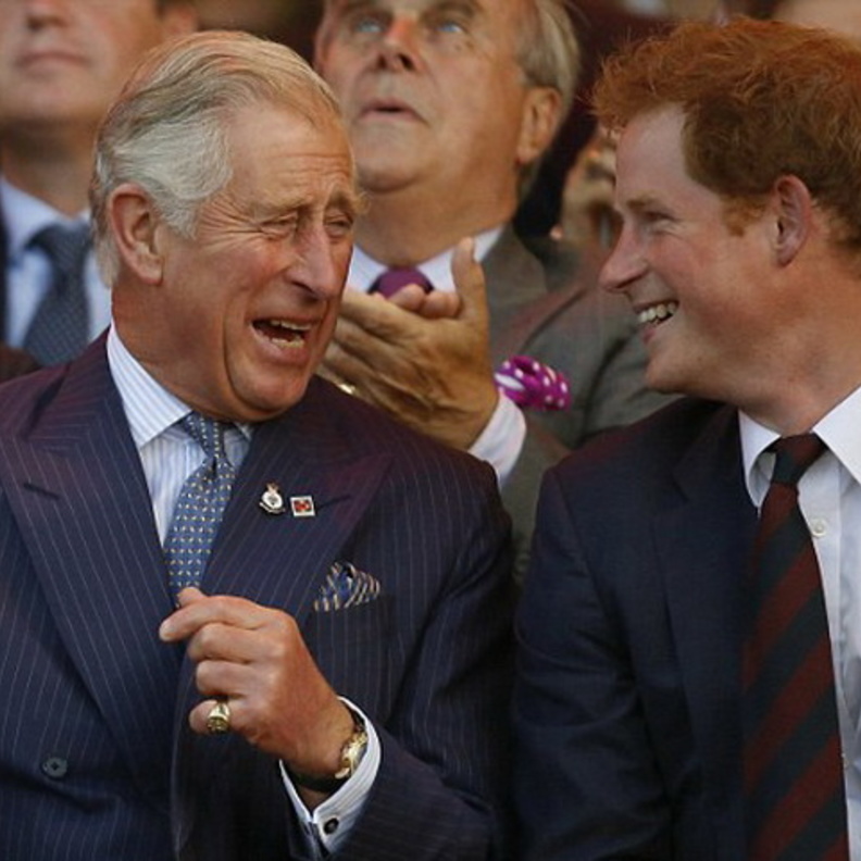 الأمير تشارلز والأمير هاري
