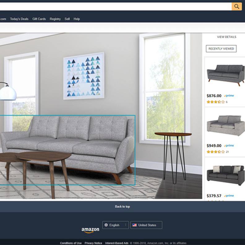 تجربة تسوق مرئية للمفروشات قبل الشراء من أمازون