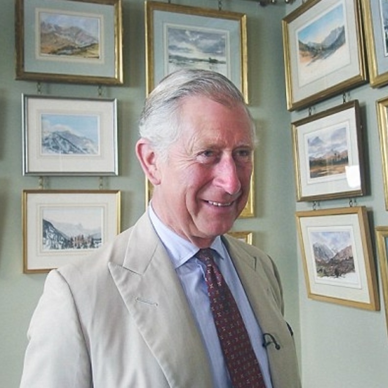 الأمير تشارلز أكثر فنان تشكيلي جنياً للأرباح