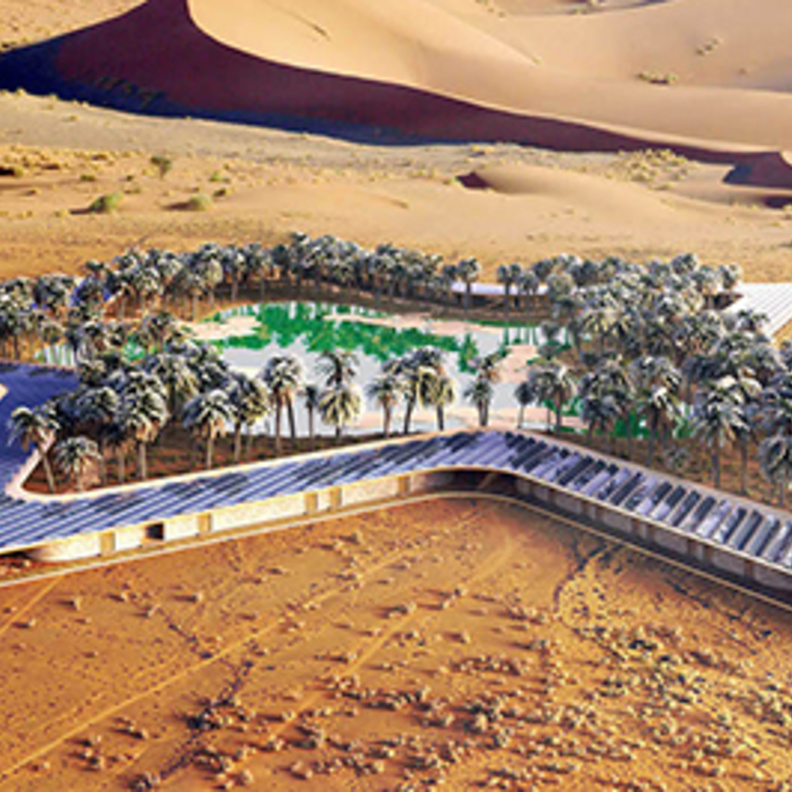 "منتجع واحة ايكو" المستدام في صحراء ابوظبي