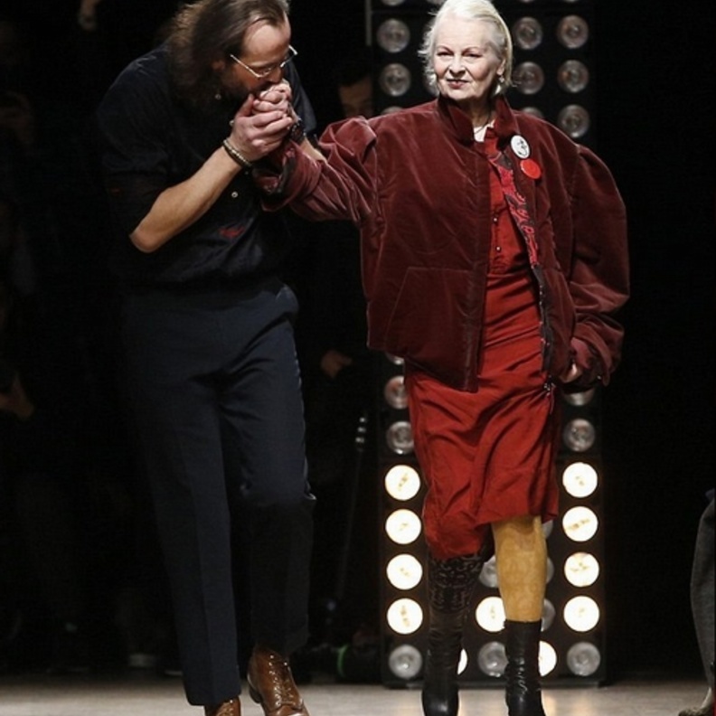 Vivienne Westwood with Andreas Kronthaler