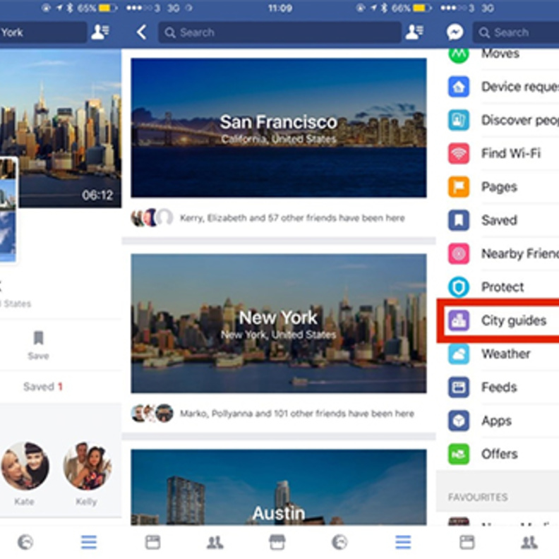 دليل المدن .. ميزة جديدة تعنى بالتخطيط للسفر والرحلات من فيسبوك
