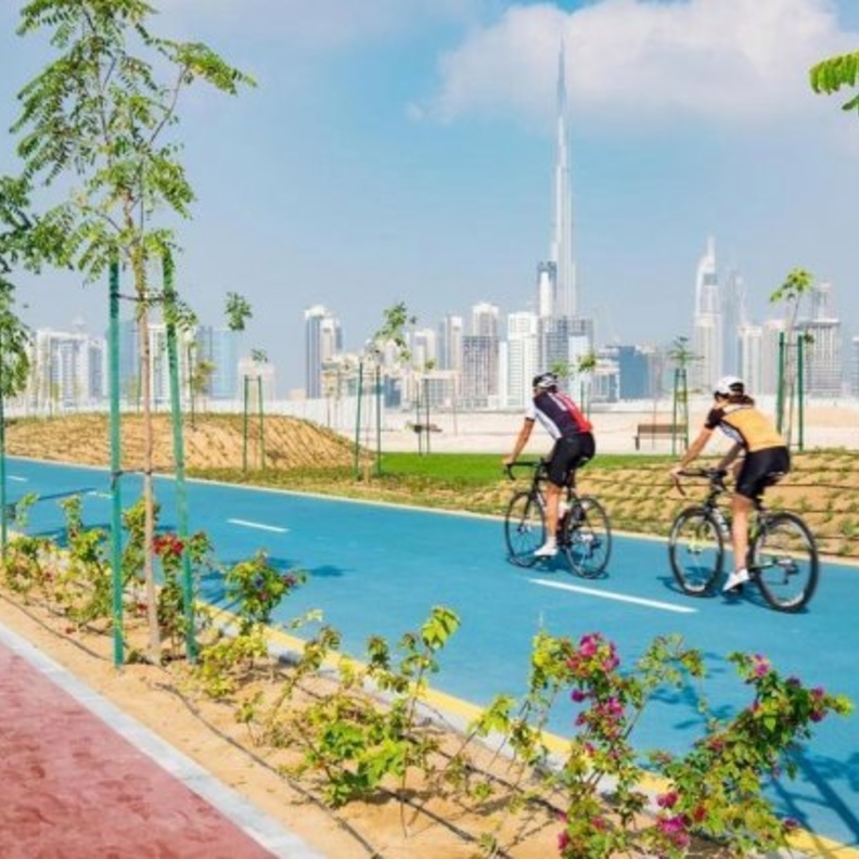 تعرفوا على القواعد الإرشادية لمستخدمي مضامير الدراجات الهوائية في دبي