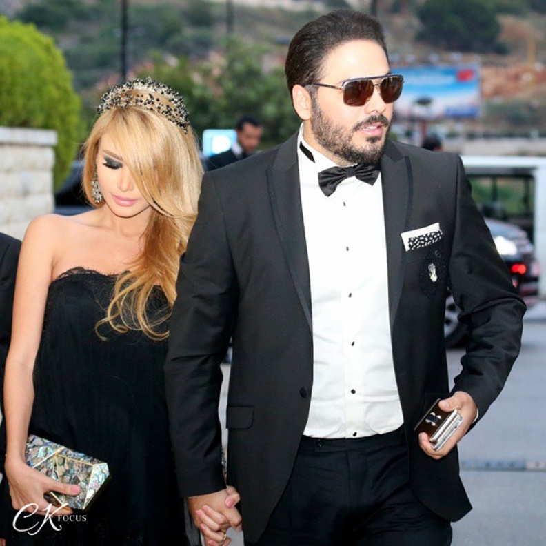 أناقة ملفتة لرامي وداليدا عياش