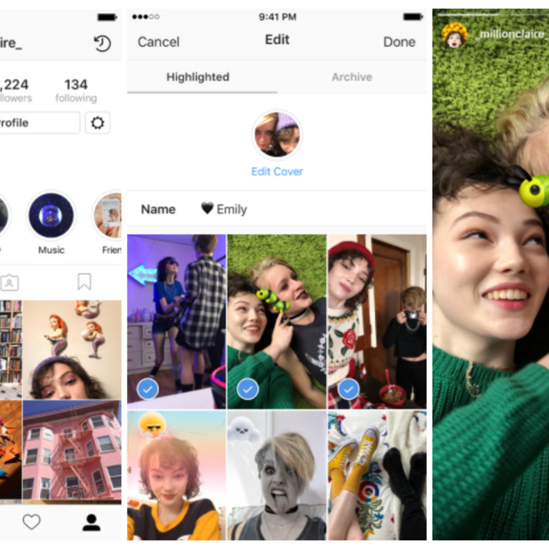 أرشيف القصص الحية .. جديد انستقرام !