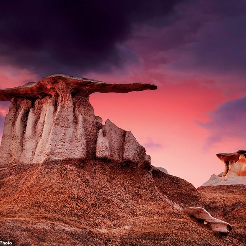 Bisti / De-Na-Zin Wilderness ، نيو مكسيكو
