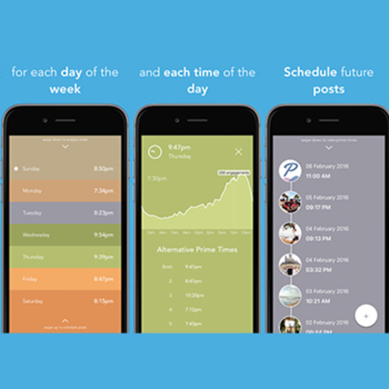 تطبيق Prime .. افضل وقت لنشر صورة او فيديو على انستقرام