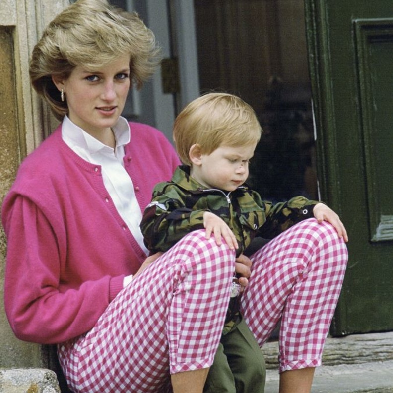 الاميرة ديانا والامير هاري