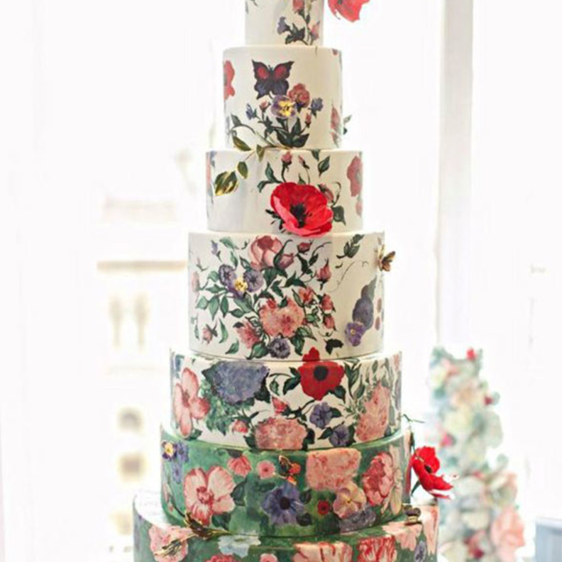 أفكار فريدة لكعكة الزفاف