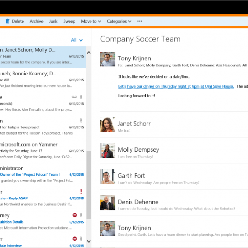Outlook يطلق عدد من الميزات الجديدة