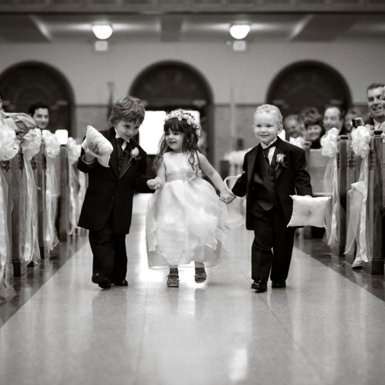 وجود الصغار في حفل الزفاف