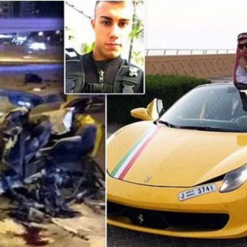 حادثة الفيراري في دبي