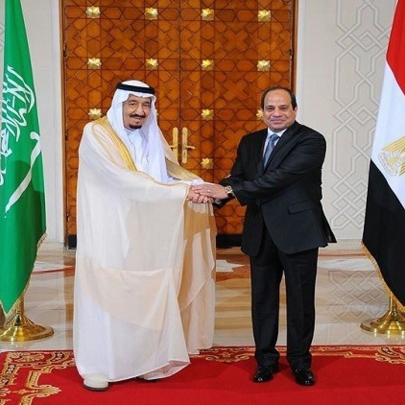 الزيارة التاريخية للملك سلمان مع الرئيس المصري