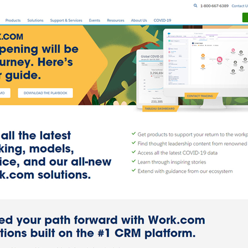 "وورك" منصة إلكترونية لمساعدة الشركات ومؤسسات المجتمع على العودة الآمنة للعمل