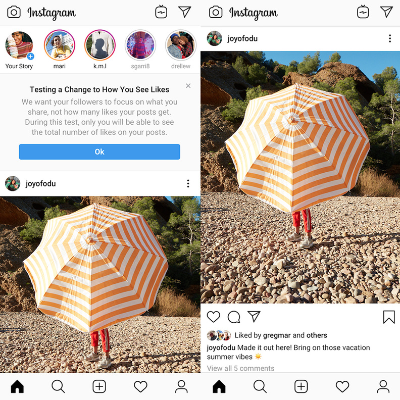 انستقرام Instagram .. تختبر إخفاء عدد الإعجابات في أكبر أسواقها