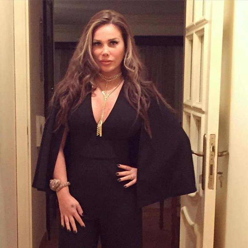 طلة نيكول سابا من حفل الزفاف