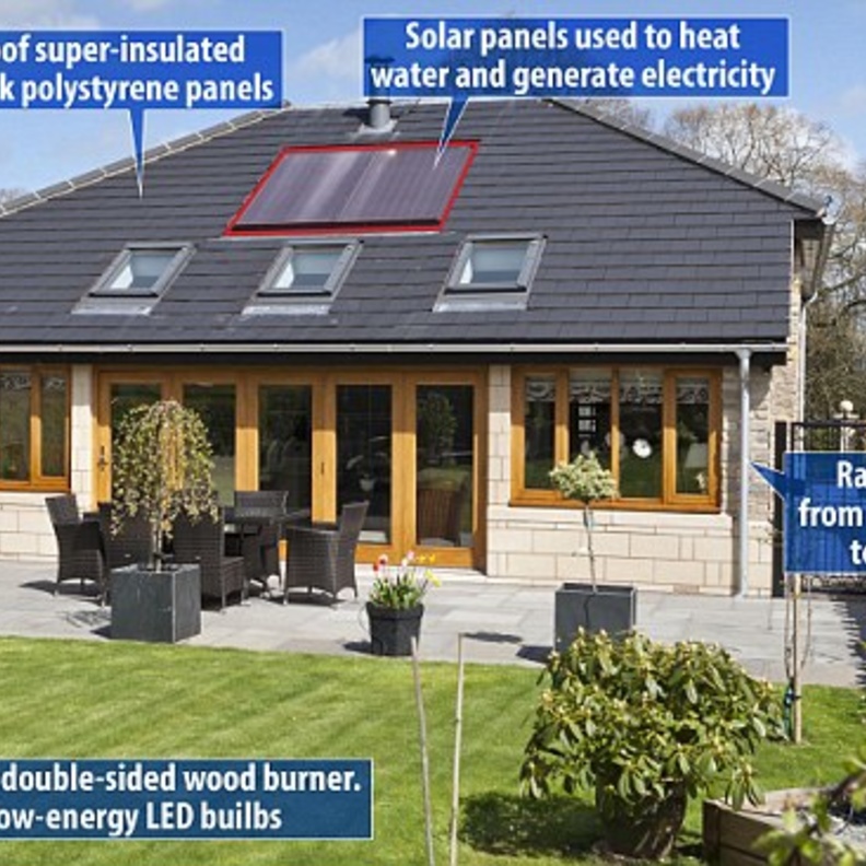 بالصور: منزل صديق للبيئة يبيع الكهرباء الزائدة