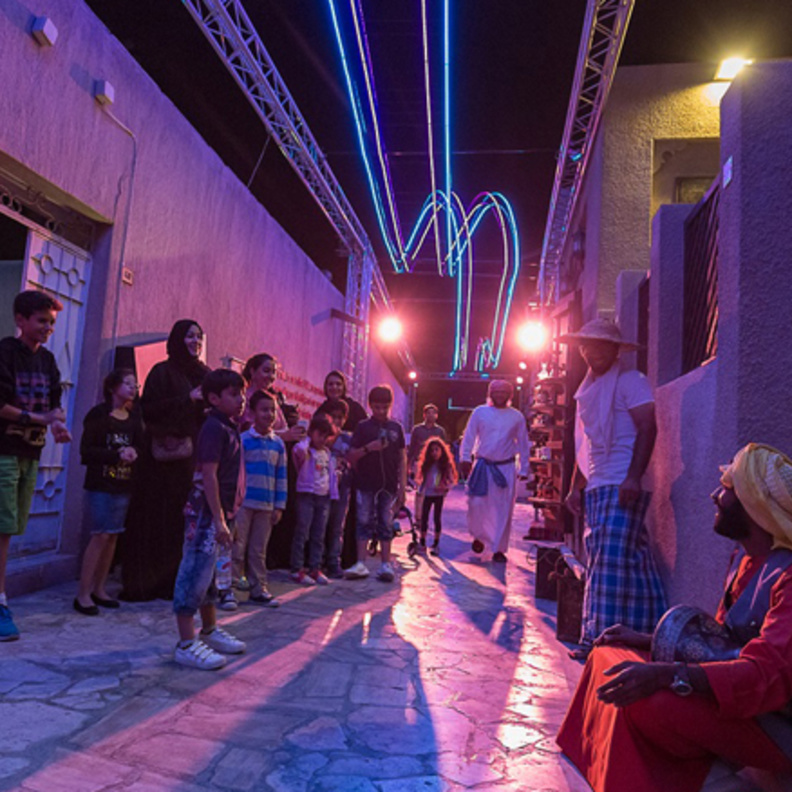 معرض سكة الفني 2019 في حي الفهيدي التاريخي بدبي