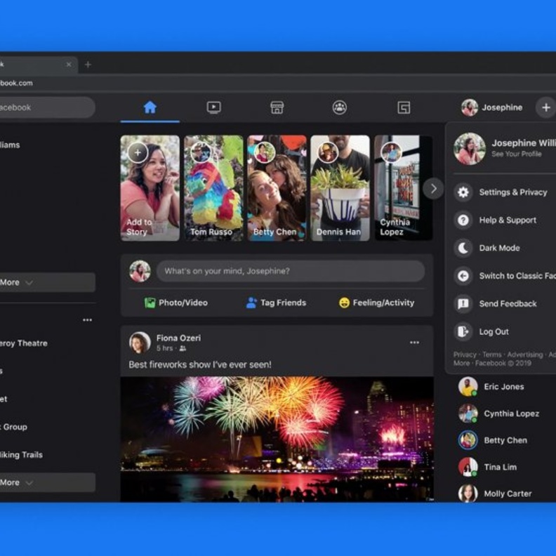 اطلاق تصميم فيسبوك Facebook نسخة الويب الجديد للجميع