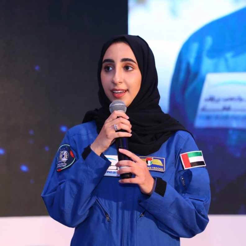 رائدة الفضاء نورا المطروشي - مركز محمد بن راشد للفضاء
