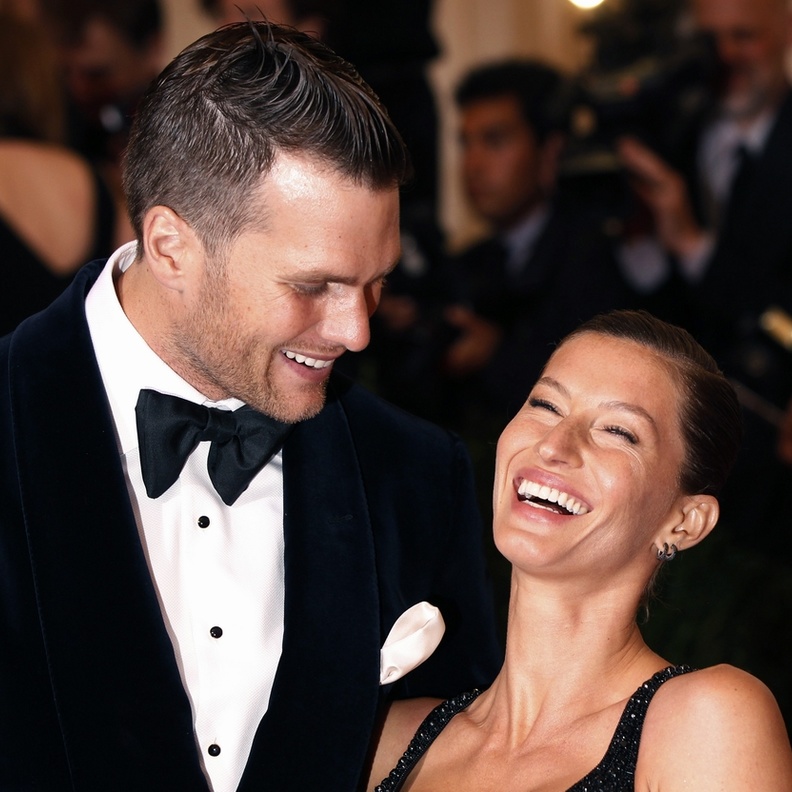 جيزيل بوندشين مع زوجها