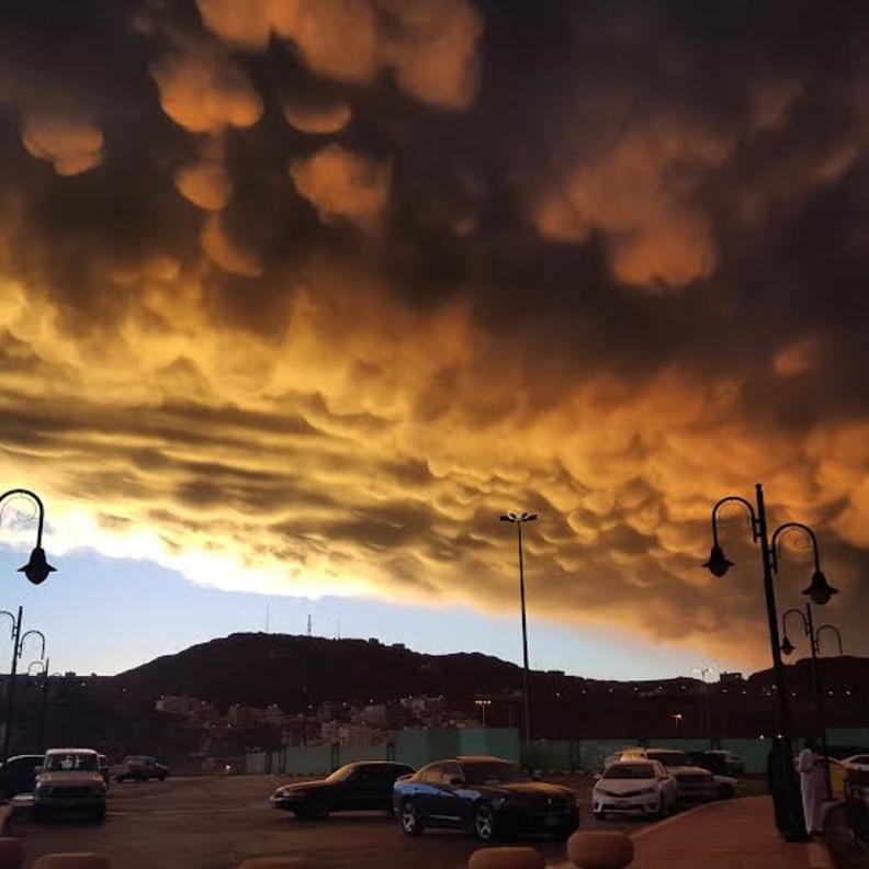 حاله نادرة لمدينة أبها 