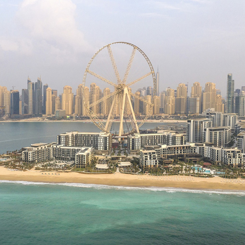 جزيرة "بلوواترز"، مقرّ "عين دبي"