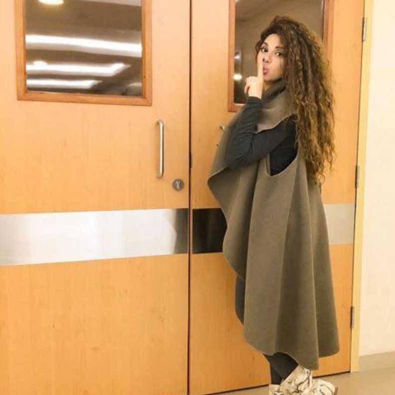 ميريام فارس اشارت سابقا لقرب موعد ولادتها