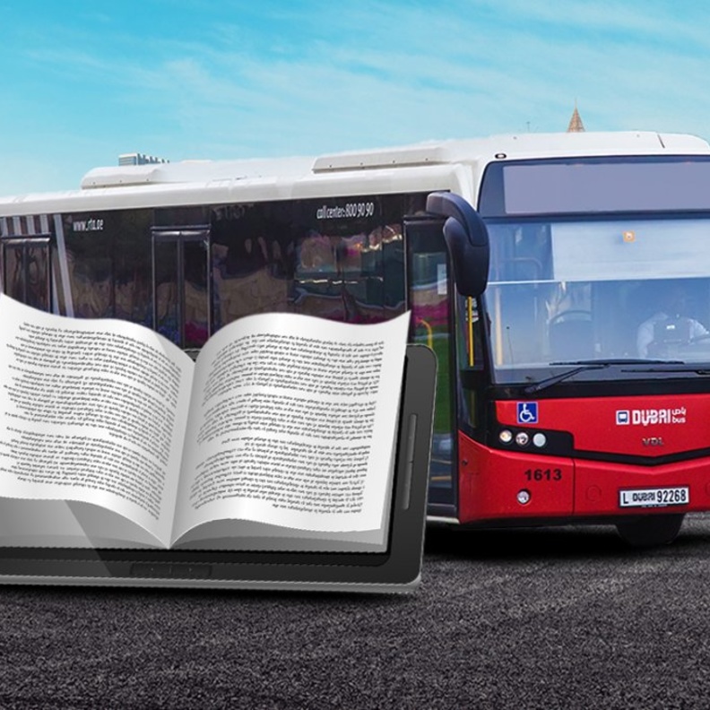 تطبيق "اقرأ أكثر مع الهيئة" لتعزيز المحتوى القرائي لمستخدمي المواصلات العامة في دبي