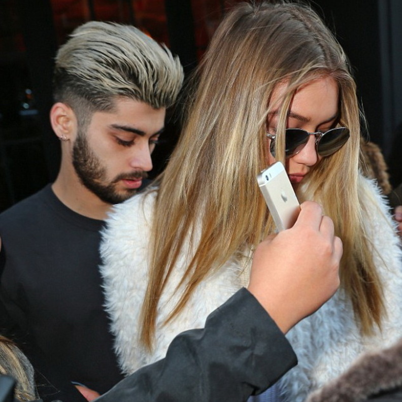 جيجي وزين مالك فى اخر ظهور لهم