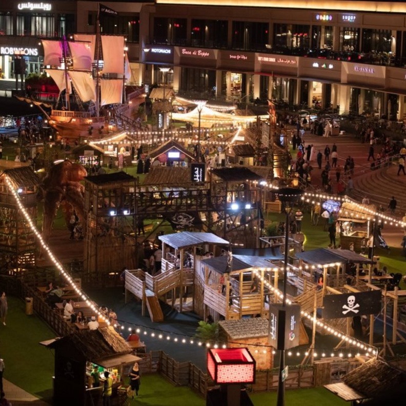 متنزه ترفيهي جديد بطالع القراصنة في الواجهة المائية لدبي فستيفال سيتي