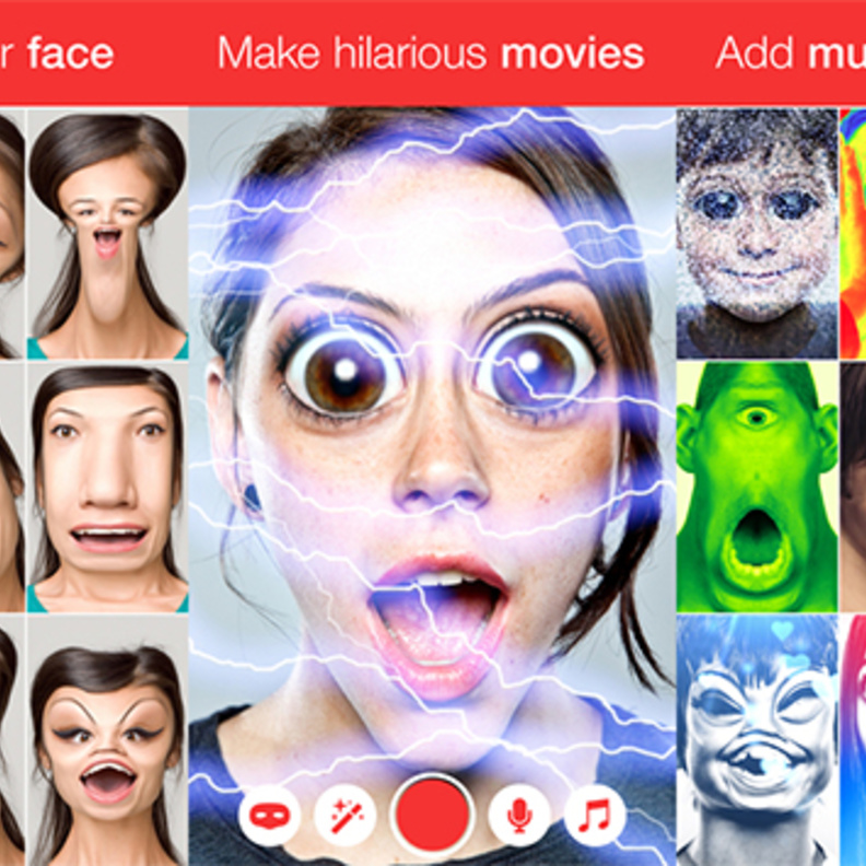 فيديو سيلفي مضحكة مع تطبيق LOL Movie