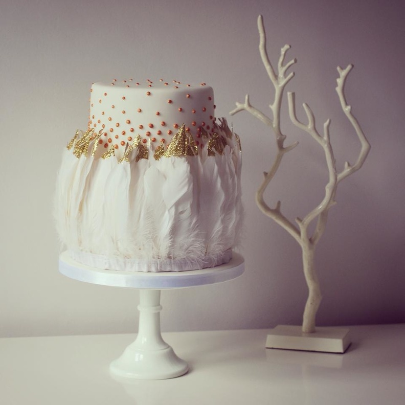 كيك فخم للعروسين