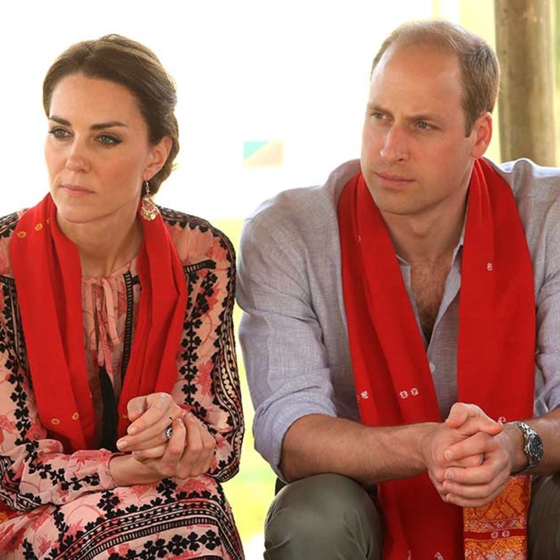 كيت ووليام يستمعون جيدا للاحاديث