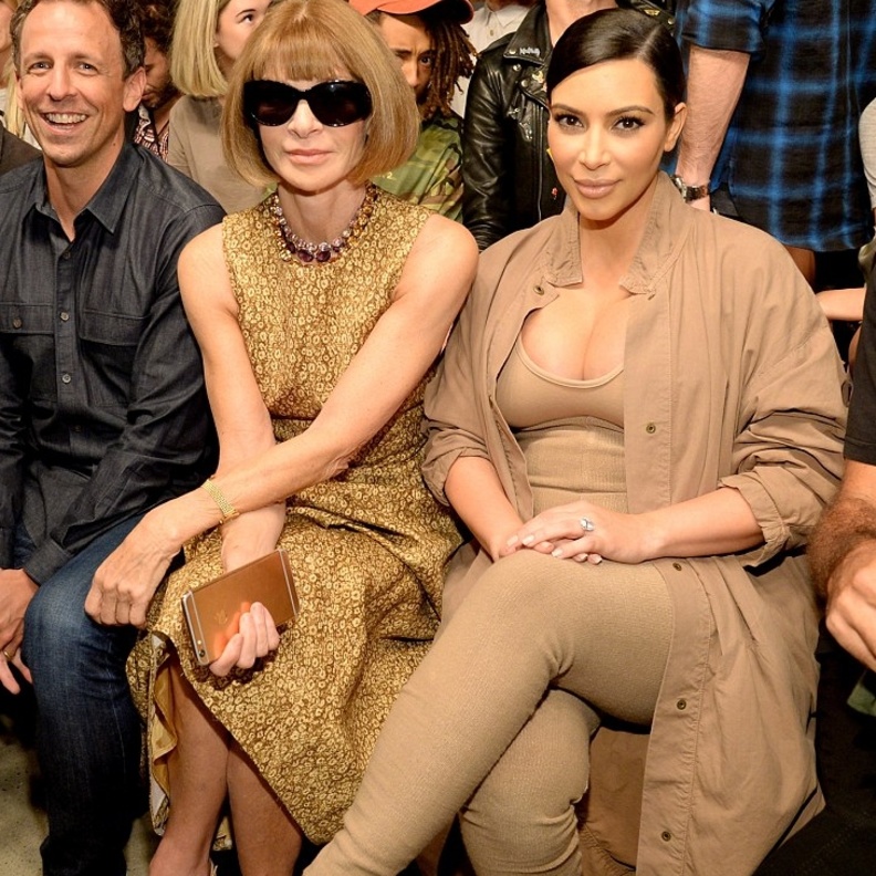 انا وينتور هربت وبكت من عرض ازياء كاني ويست