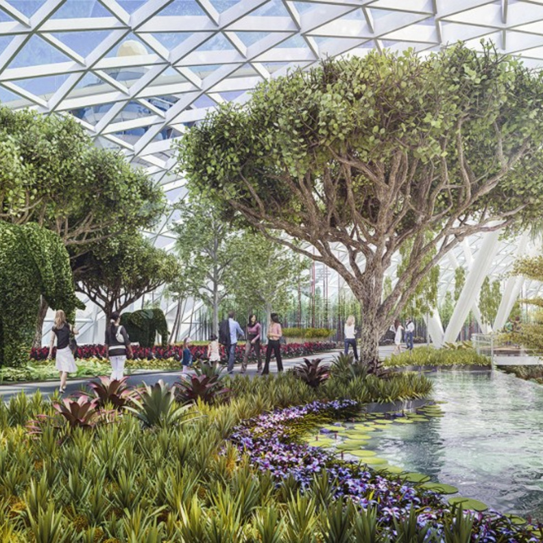 مجمع كانوبي بارك الترفيهي .. في مطار شانغي في سنغافورة