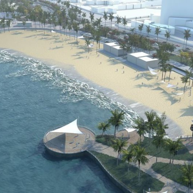 انشاء اطول جسر مشاة في السعودية