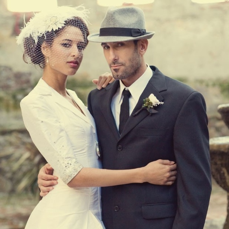 قبعات للعرسان و أكسسوار الرأس للعروس