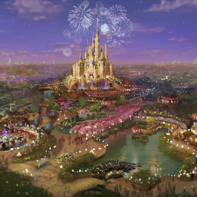 صورة متوقعة لعالم ديزني في الصين