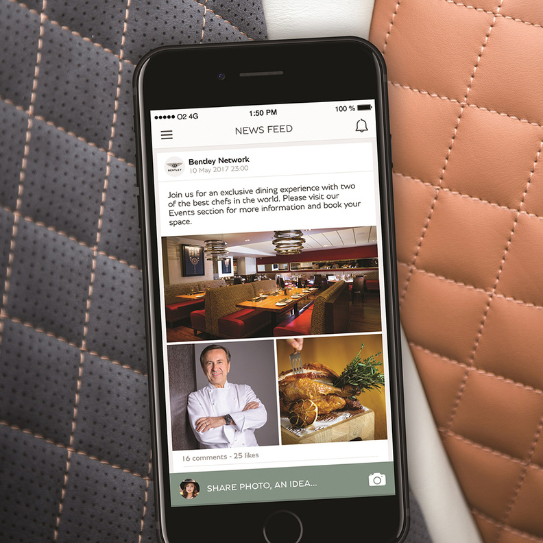 تطبيق Bentley Network .. شبكة رقمية حصرية للتواصل الاجتماعي الفاخرة 