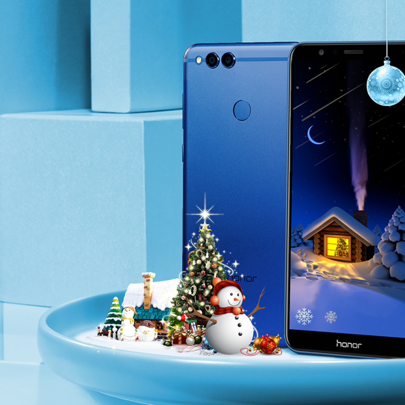 الهاتف الذكية honor 7X، جهاز مدهش وهدية رائعة لموسم الأعياد