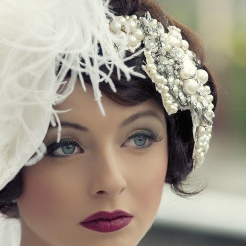 ماكياج فينتدج كلاسيكي للزفا