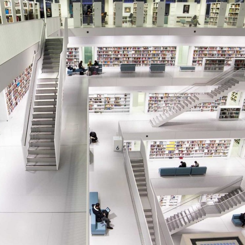 مكتبة مدينة شتوتغارت في ألمانيا