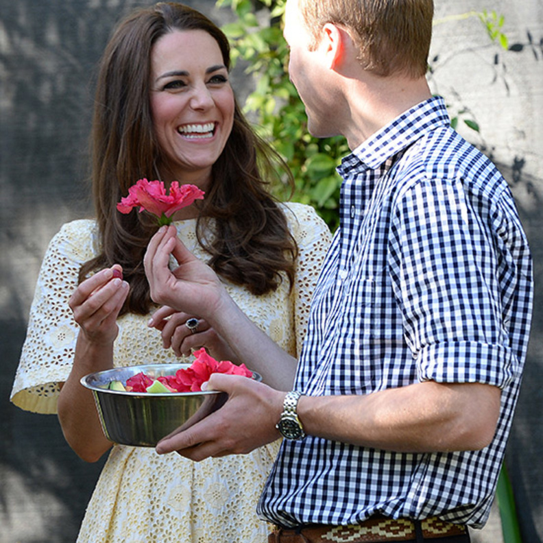 الامير وليام وزوجته