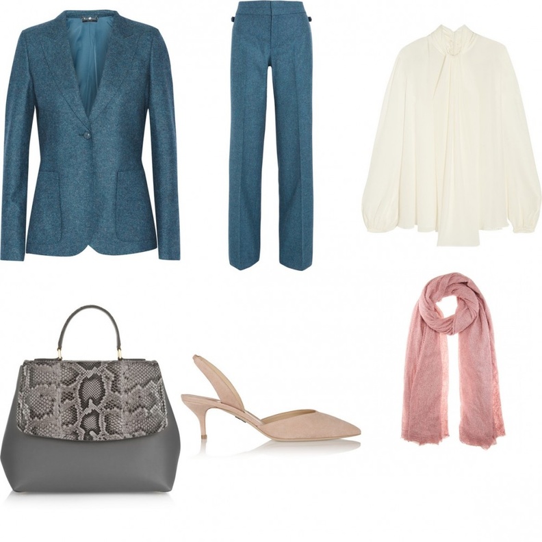 اختاري البدلات النسائية بألوان هادئة وأنيقة