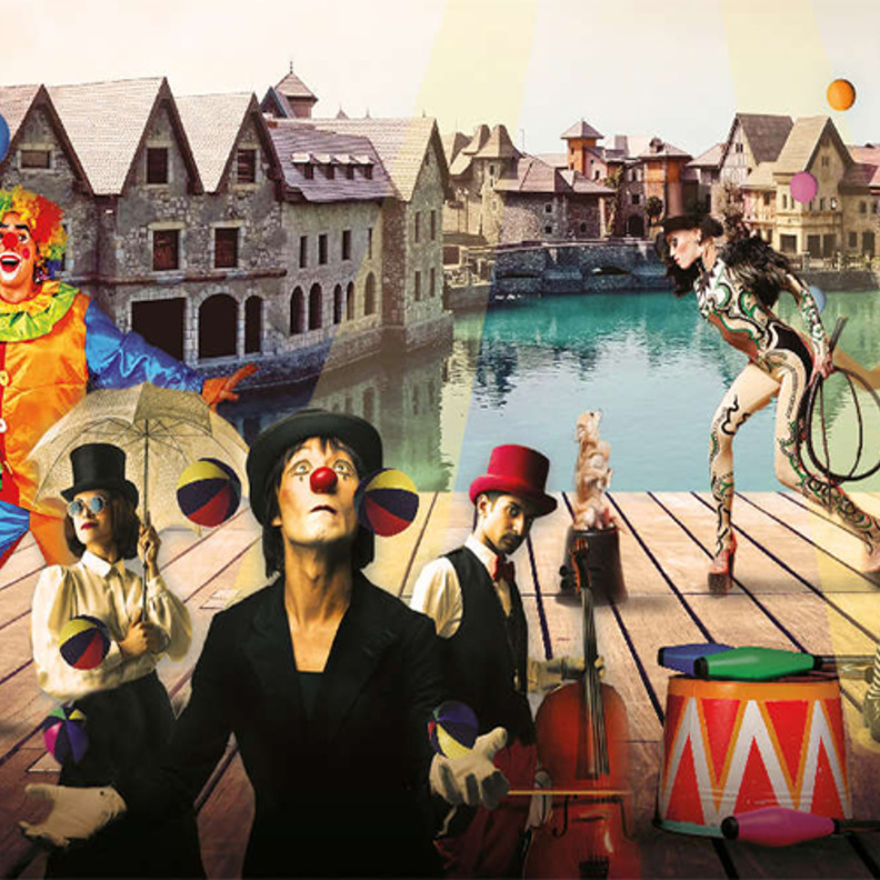 مهرجان السيرك على ضفاف نهر ريفرلاند في دبي