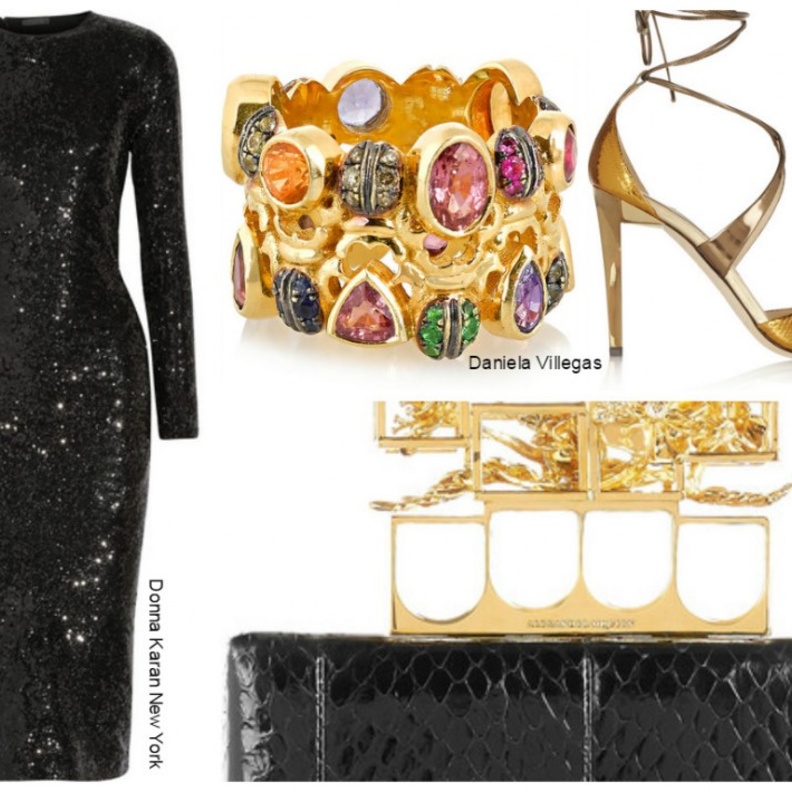 الفستان اللامع