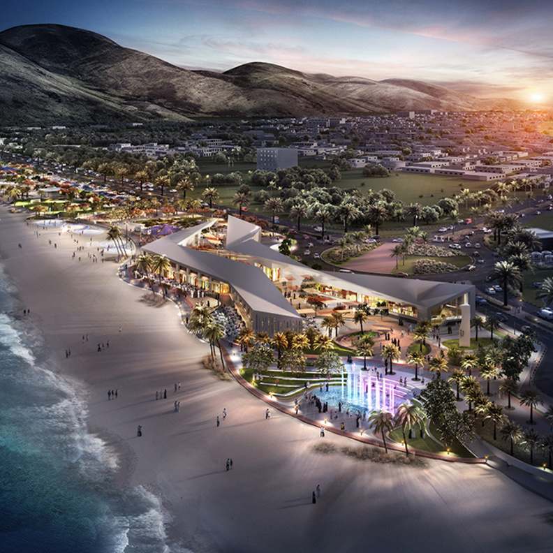 افتتاح شاطئ خورفكان في إمارة الشارقة